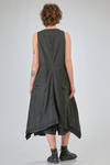 wide and flared salopette of washed cotton canvas - RUNDHOLZ DIP 