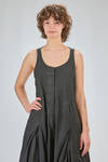 wide and flared salopette of washed cotton canvas - RUNDHOLZ DIP 