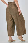 wide trousers of washed shantung and overdyed viscose and linen - UMA WANG 